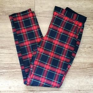Zara plaid cigarette pants